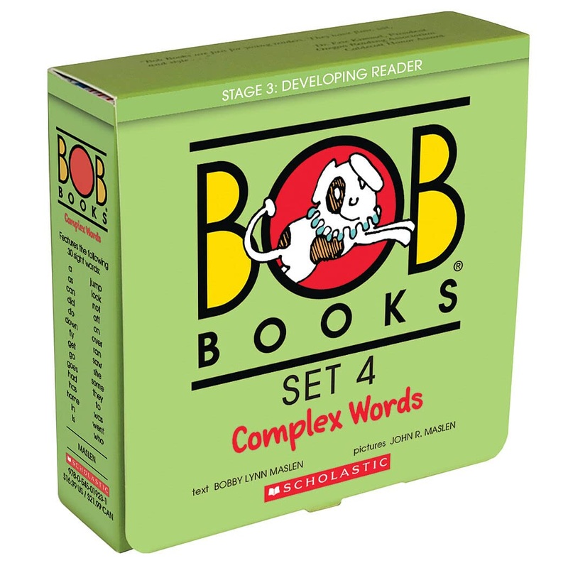 Bob Books Set 4 – Complex Words (Stage 3: Developing Reader) Boxed Set