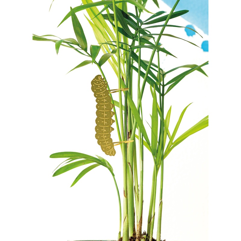 Plant Animal – Caterpillar, insect plant charm