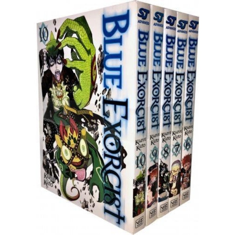 Blue Exorcist Volume 6-10 Collection 5 Books Set  Series 2  By Kazue Kato