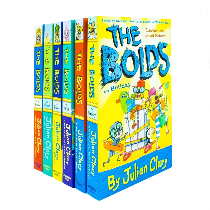 Julian Clary Bolds Series 6 Books Collection Set (The Bolds, The Bolds to The Rescue, The Bolds in Trouble, The Bolds Go Green, TheBoldsGoWild, The Bolds On Holiday)