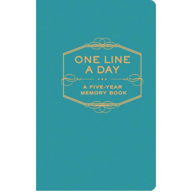 One Line a Day: A Five-Year Memory Book Blue