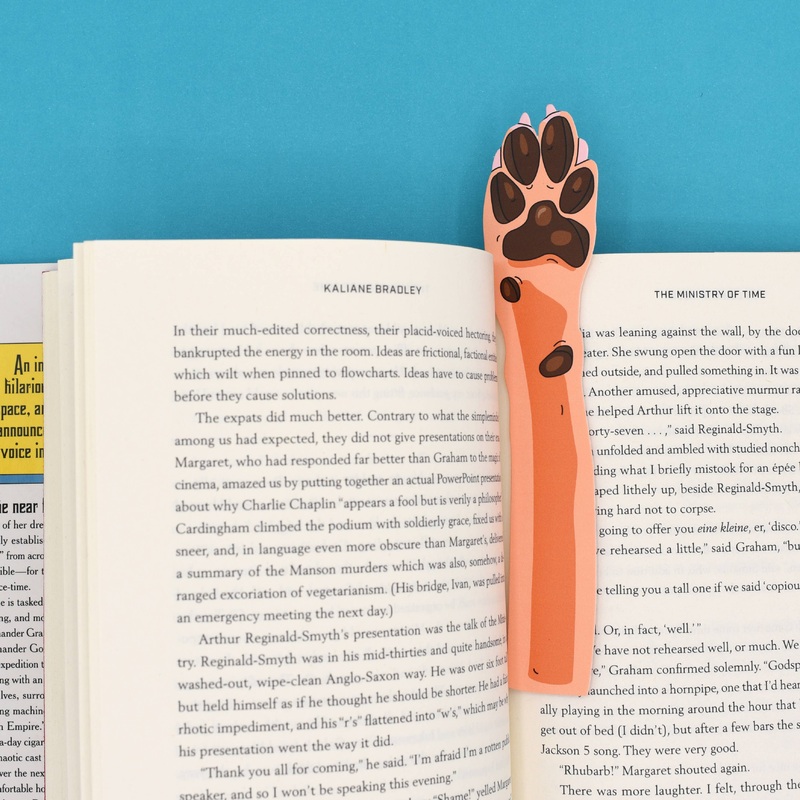 Dog Paw Bookmark (it’s die cut!)