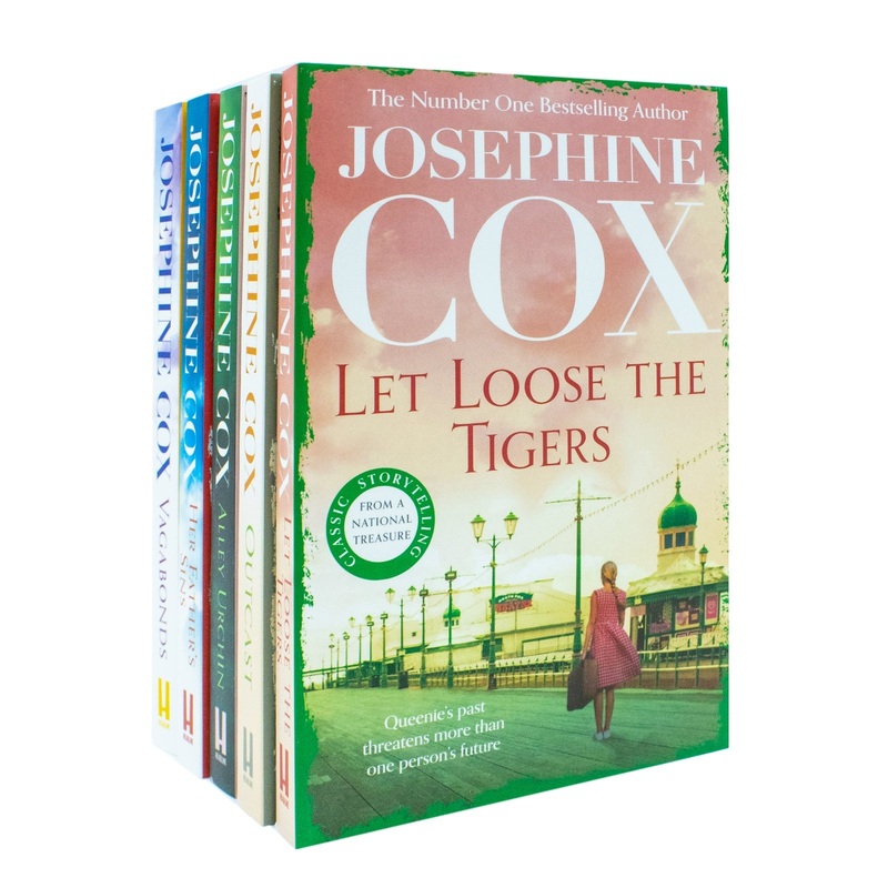 Josephine Cox Queenie & Emma Grady Sagas 5-Book Collection Set | Includes Vagabonds, Let Loose the Tigers, Outcast, Alley Urchin & Her Father’s Sins