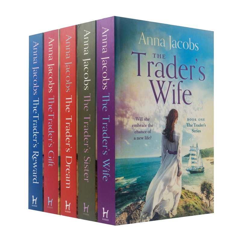 Anna Jacobs The Trader Series  5 Book Collection Set | Bestselling Historical Fiction Full of Adventure, Drama, Romance & Compelling Storytelling