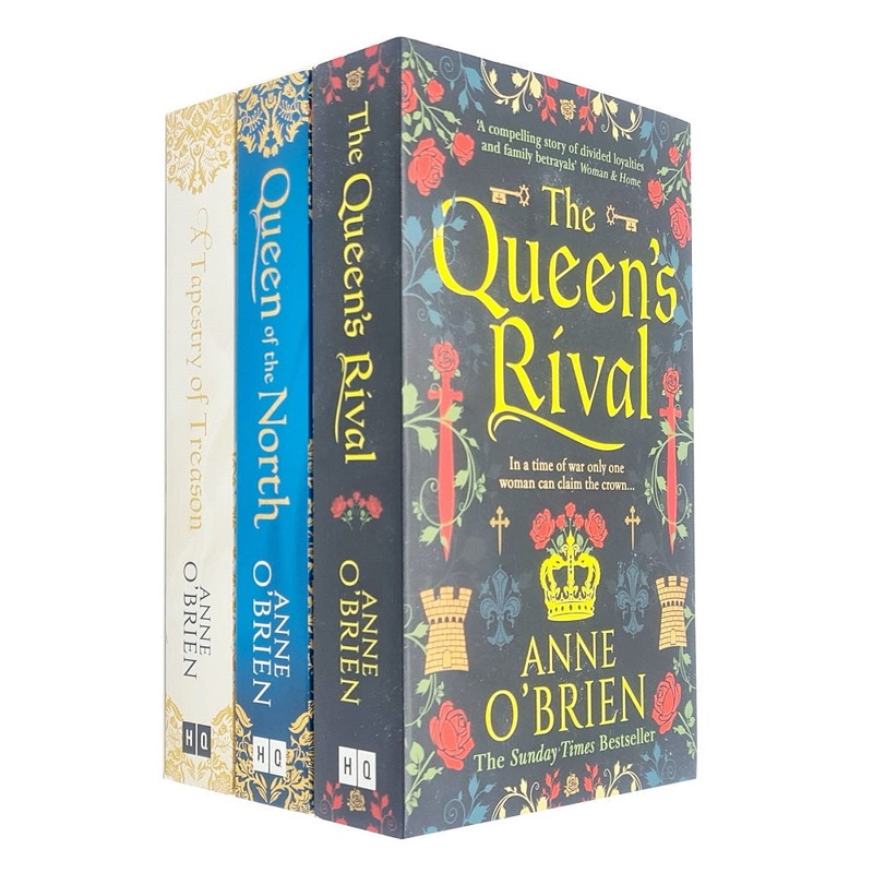 Anne O’Brien 3 Books Set ( The Queen’s Rival, A Tapestry of Treason, Queen of the North)