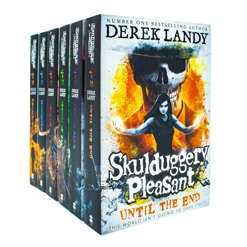 Derek Landy Skulduggery Pleasant Series 6 Books Collection Set (Books 10-15)  Fantasy, Magic, Adventure, Mystery, Thrillers, Books for 12+ Readers