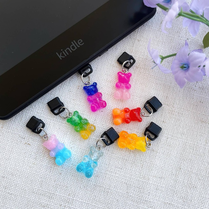 Gummy Bear Kindle/Phone Charms Blue