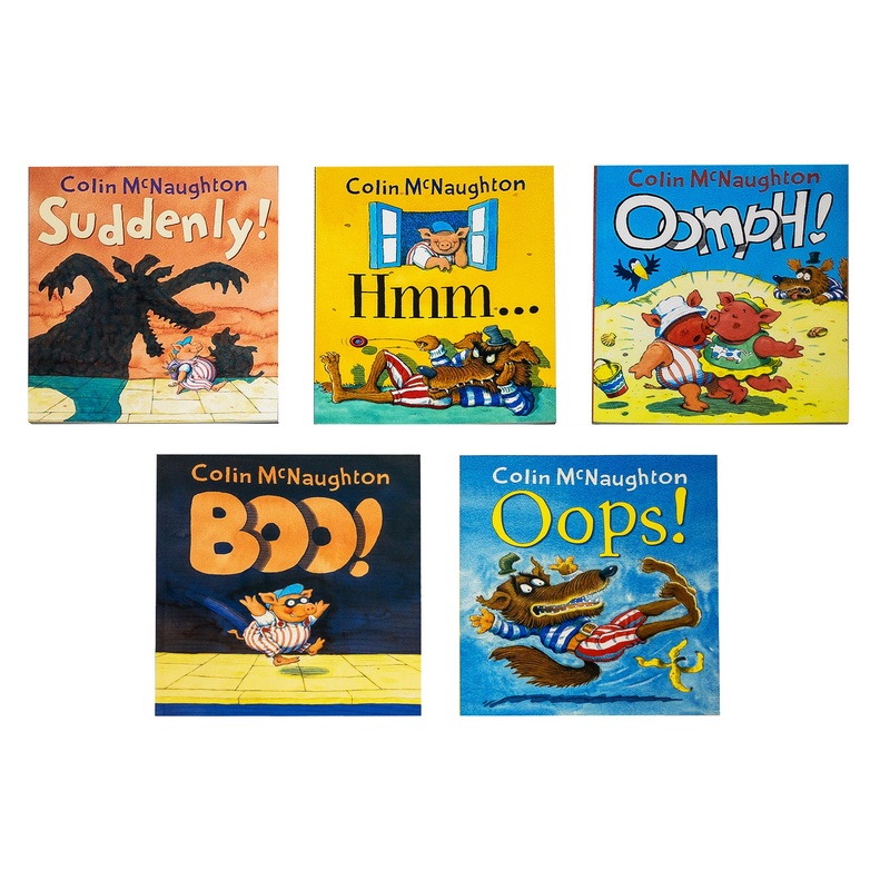 Colin McNaughton Collection 5 Books Set – Oomph!, Suddenly!, Hmm, Boo!, Oops!