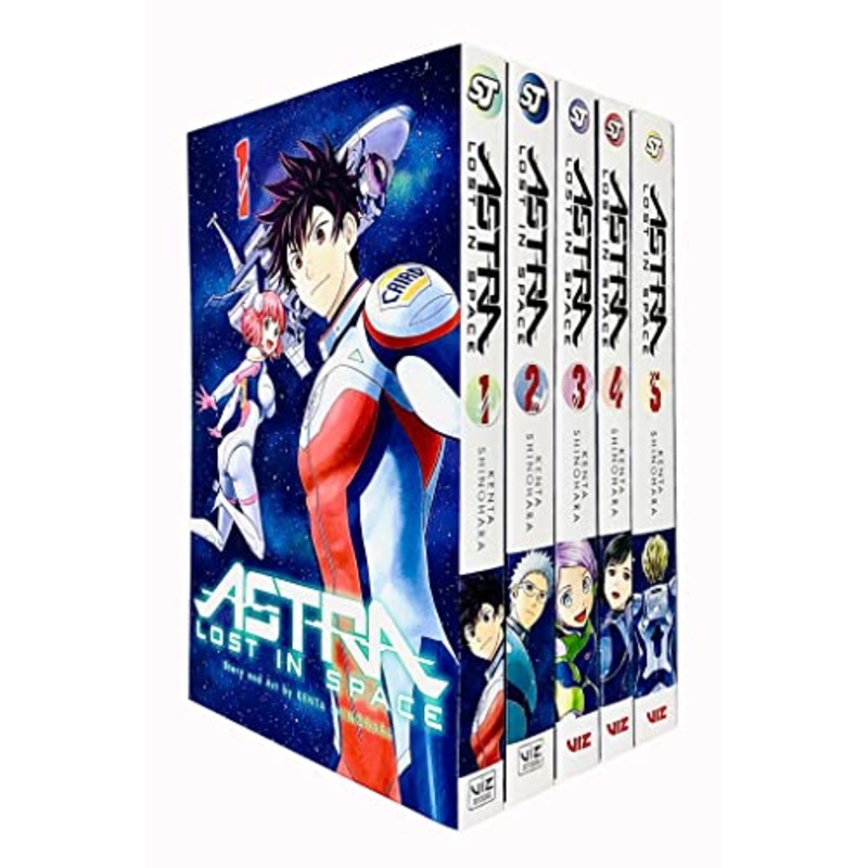 Astra Lost in Space Volume 1-5 Collection 5 Books Set By Kenta Shinohara (Planet Camp, Star of Hope, Secrets, Revelation, Friendship)