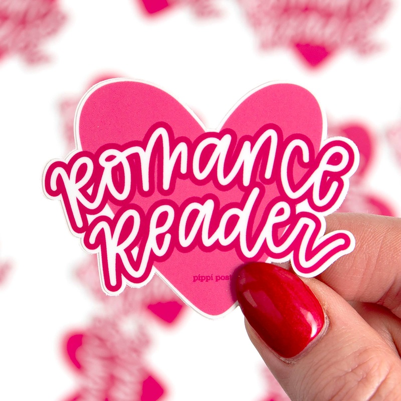 Romance Reader Decal Sticker