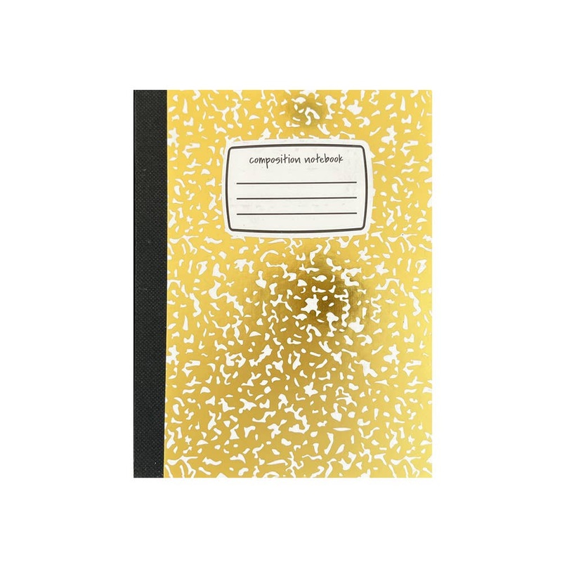 Gold Mini Composition Notebook – 1 pk.