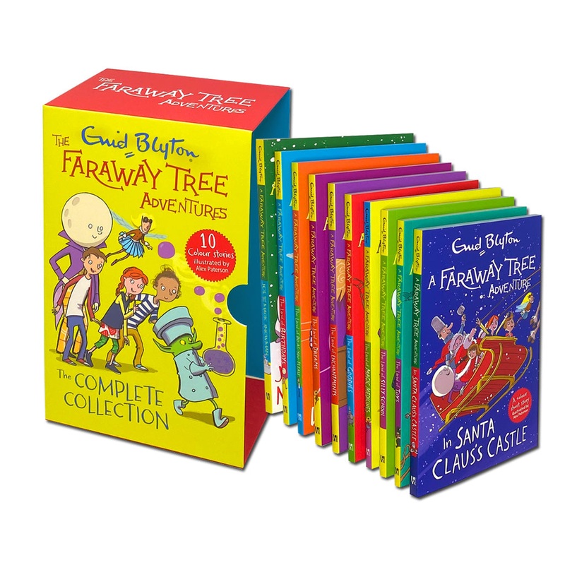 The Complete Faraway Tree Adventures 10 Books Collection Box Set by Enid Blyton  Classic Children’s Fantasy Stories,Illustrated Book Series
