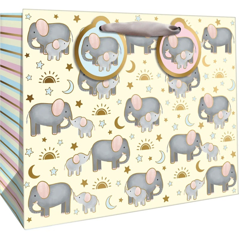 Baby Elephants, Large Bag