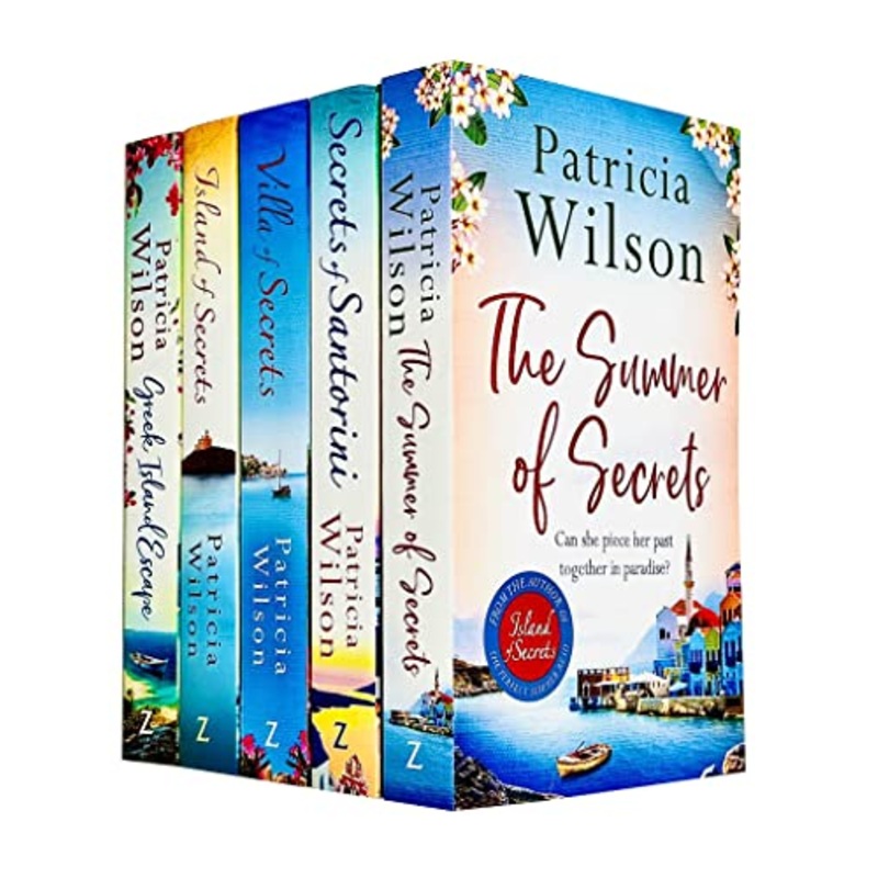 Patricia Wilson Collection 5 Books Set (The Summer of Secrets, Secrets of Santorini, Villa of Secrets, Island of Secrets, Greek Island Escape)