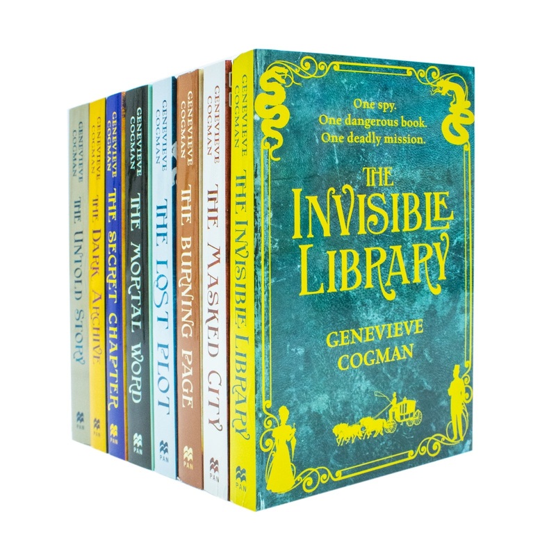 The Invisible Library Series 8 Books Collection Set by Genevieve Cogman  – Fantasy Paperback