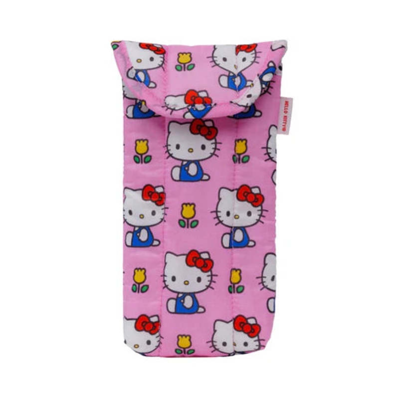 Puffy Glasses Sleeve: Hello Kitty Pink