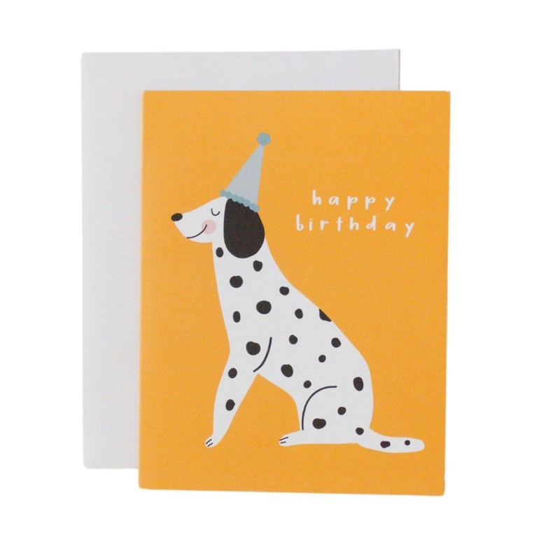 Happy Birthday Dalmatian Greeting Card