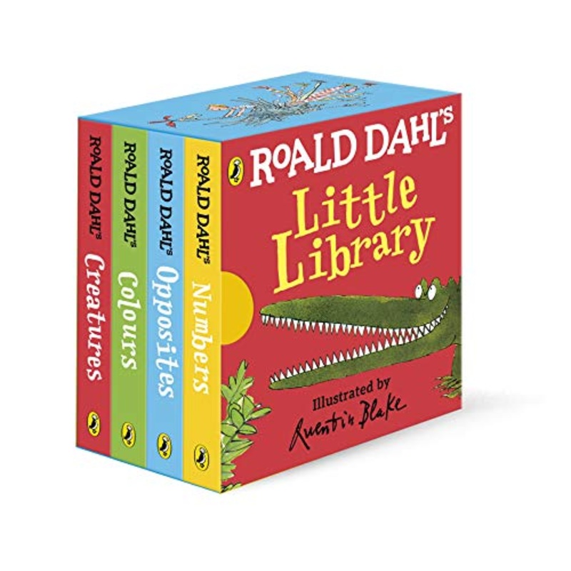 Roald Dahls Little Library  4 Board Book Collection for Toddlers & Preschoolers | Early Learning with Classic Characters & Fun Rhymes