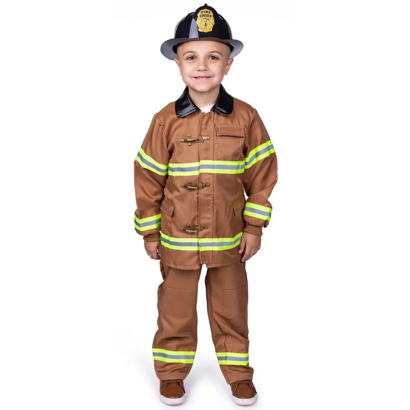 Firefighter Costume, Brown
