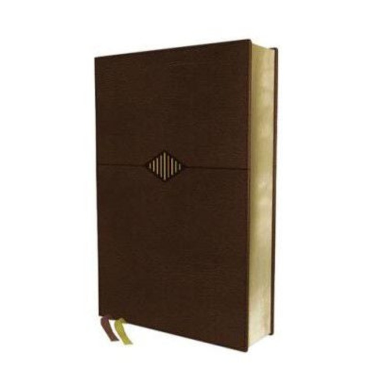 NIV, Thompson Chain-Reference Bible, Leathersoft, Brown, Red Letter, Comfort Print Imitation Leather