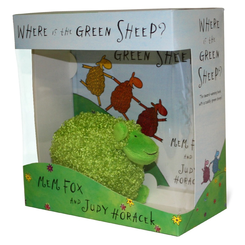 WHERE IS THE GREEN SHEEP? HARDBACK BOOK AND PLUSH TOY BOX SET