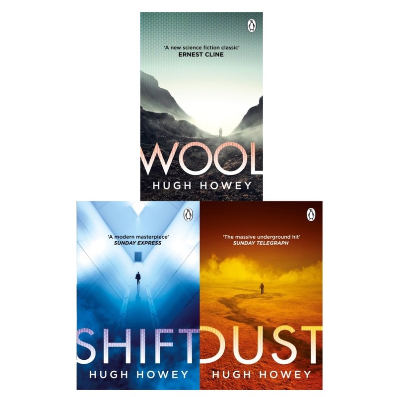 Wool Trilogy Collection by Hugh Howey 3 Books Set (Shift, Dust, Wool)| Bestselling Dystopian Series for12+ | Science Fiction & Post-Apocalyptic Novels