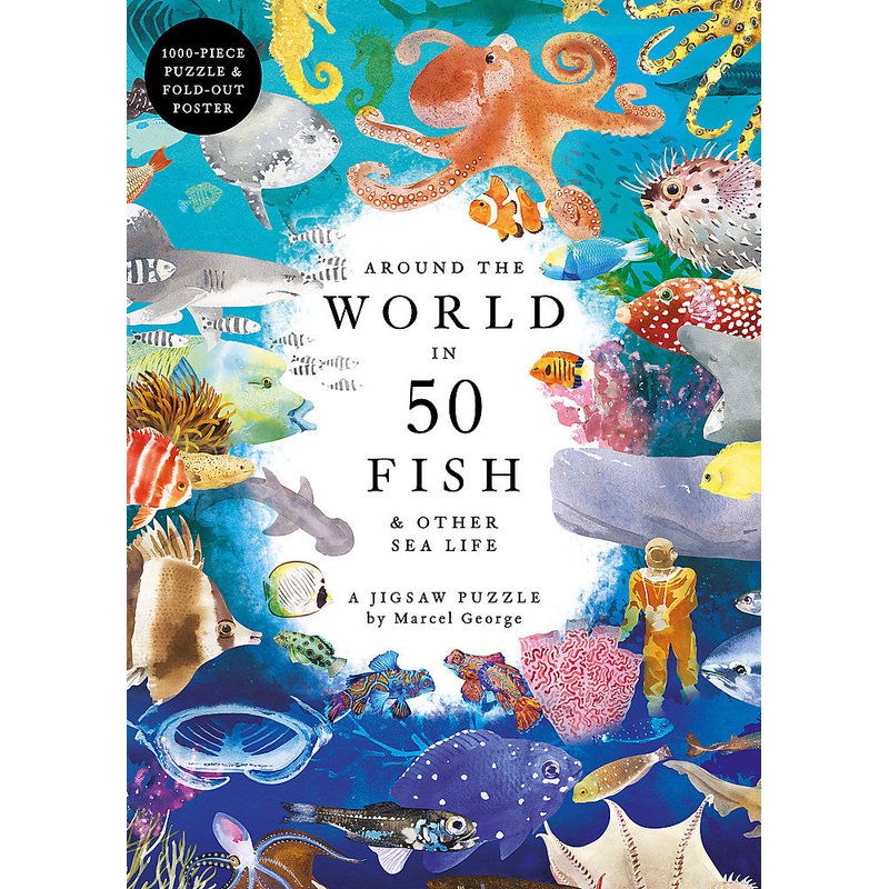 AROUND THE WORLD IN 50 FISH JIGSAW