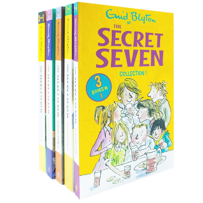Enid Blyton The Secret Seven Series | 15 Classic Adventure & Mystery Stories | 5 Book Collection | Children’s Fiction | Perfect Gift for Ages 8+