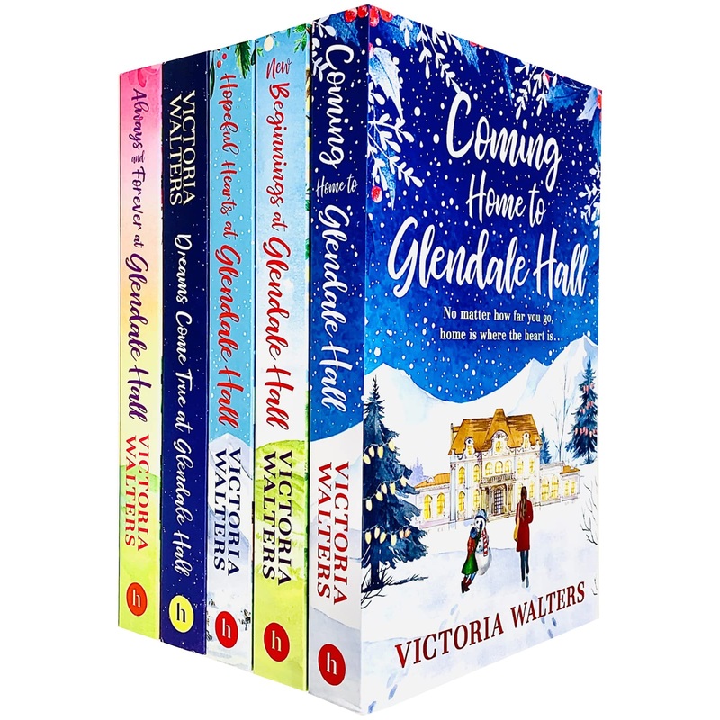 Glendale Hall Series 5 Books Collection Set By Victoria Walters (Coming Home, New Beginnings, Hopeful Hearts, Always and Forever, Dreams Come True)