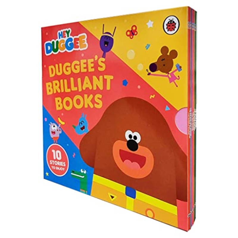 Hey Duggee : Duggee’s Brilliant 10 Books Stories Collection Box Set (The Fashion Badge, The Duck Badge, The Island Badge, The Glasses Badge & More)