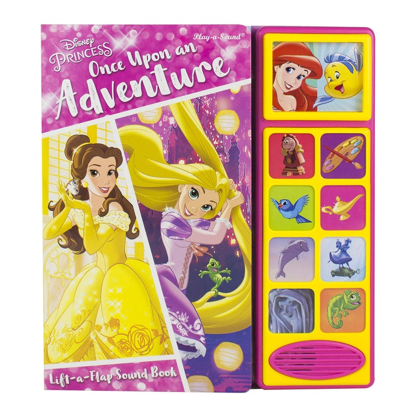 Disney Princess Once Upon An Adventure, Lift A Flap Sound Book, Play A Sound…