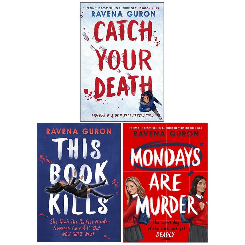 Ravena Guron Collection 3 Books Set (Mondays Are Murder, This Book Kills and Catch Your Death)