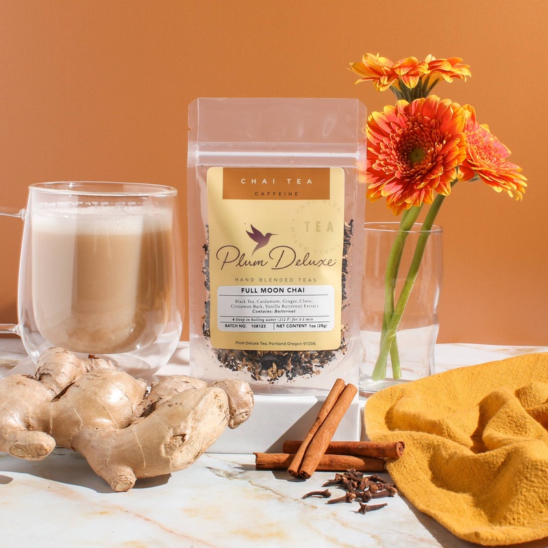 Full Moon Chai (Vanilla Butternut Masala Chai) Loose Leaf 1 oz