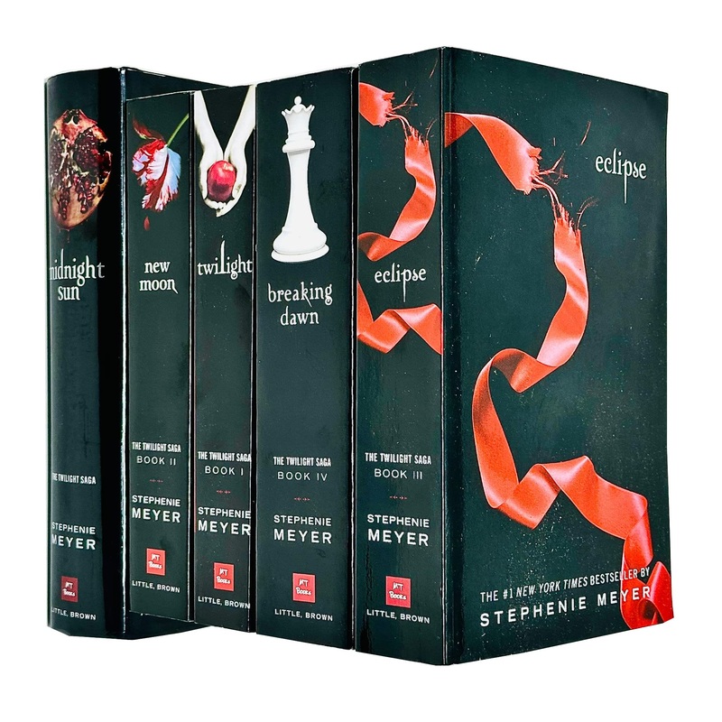 Stephenie Meyer Twilight Saga Collection 5 Books Set – Midnight Sun, Twilight, Breaking Dawn, Eclipse, New Moon