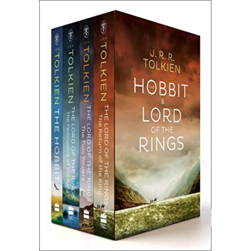 The Hobbit & The Lord of the Rings Boxed Set | J.R.R. Tolkiens Epic Fantasy Series | Classic Adventure, Collectible Books for Teens & Adults