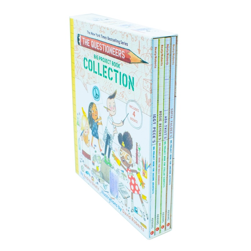 The Questioneers Big Project Book Collection by Andrea Beaty | Creative STEM Activities, Drawing, Puzzles, Games & Fun Learning for Kids