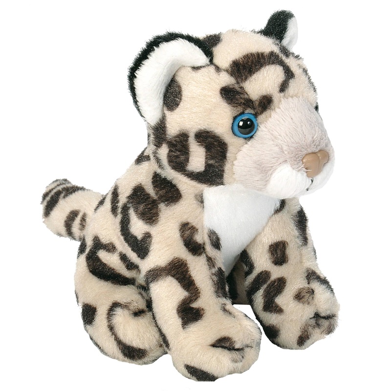 Wild Republic – Pocketkins-ECO-Snow Leopard Stuffed Animal 5″
