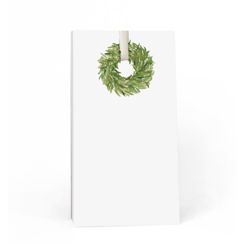 Wreath Notepad | Christmas Holiday Notepad 3.5×6.5