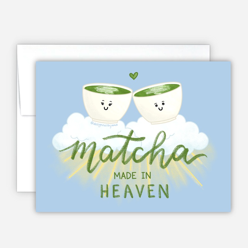 Greeting Card – Matcha Made in Heaven Card