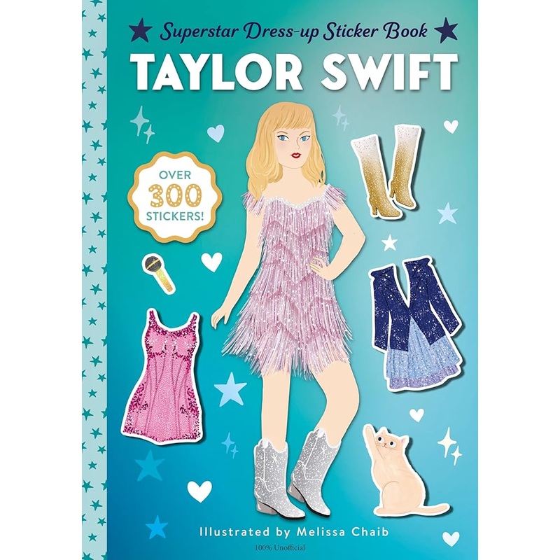 (08/19/25 PREORDER) Taylor Swift Superstar Dress-Up Sticker Book: Over 300 Stickers! (Superstar Dress-Up Sticker Books)