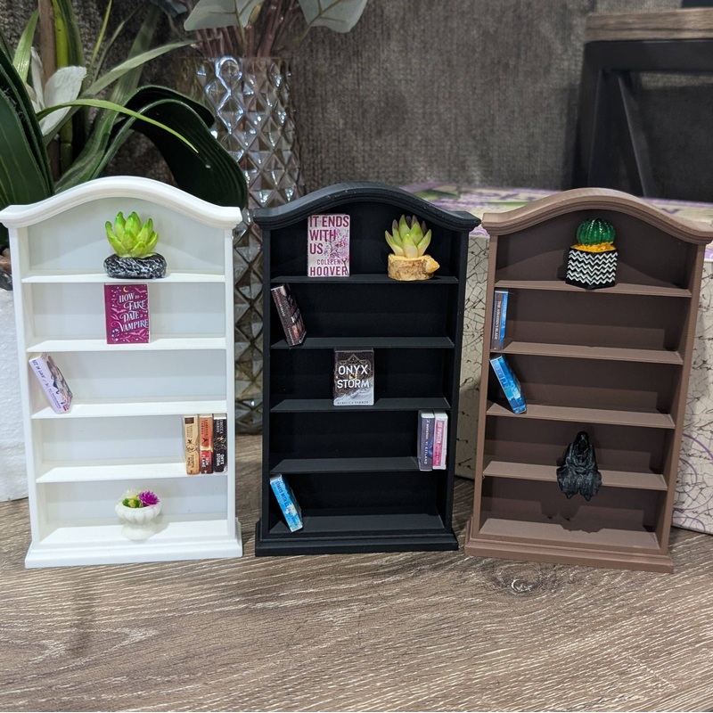 Miniature Bookshelf: Brown / Small