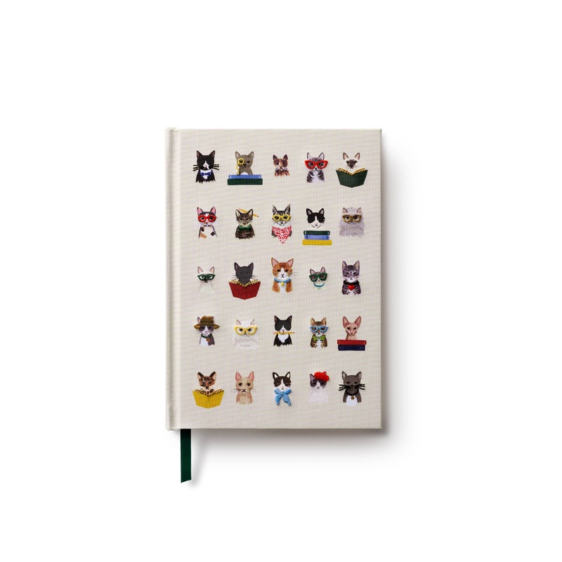 Rifle Paper Co. – Studious Cats Embroidered Journal