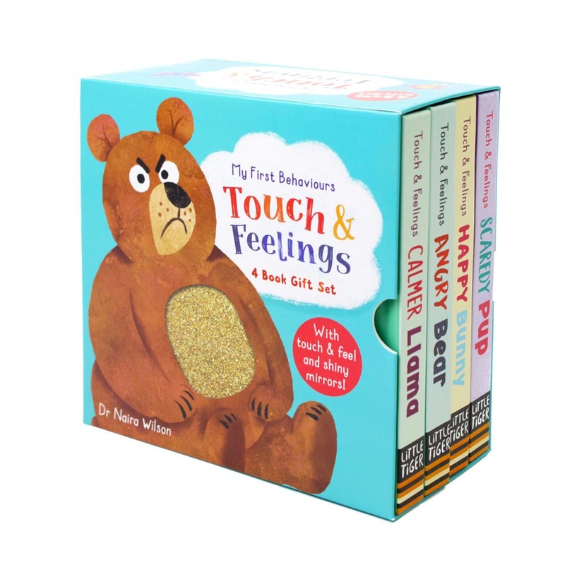 My First Behaviours Touch & Feelings 4-Book Gift Set by Dr Naira Wilson | Board Books for Toddlers  Early Learning, Emotions & Family Education