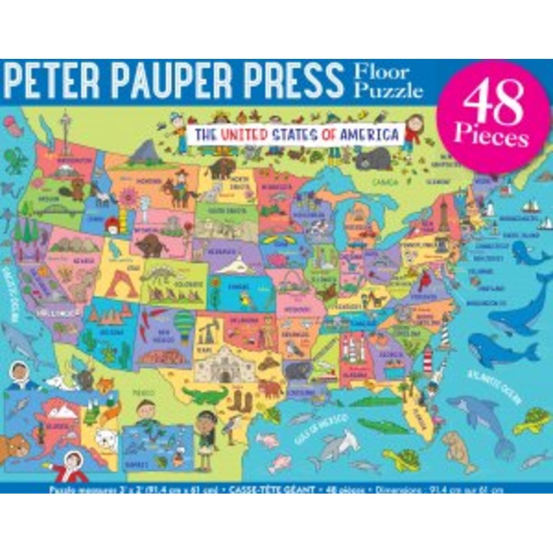 USA Map Kids’ Floor Puzzle