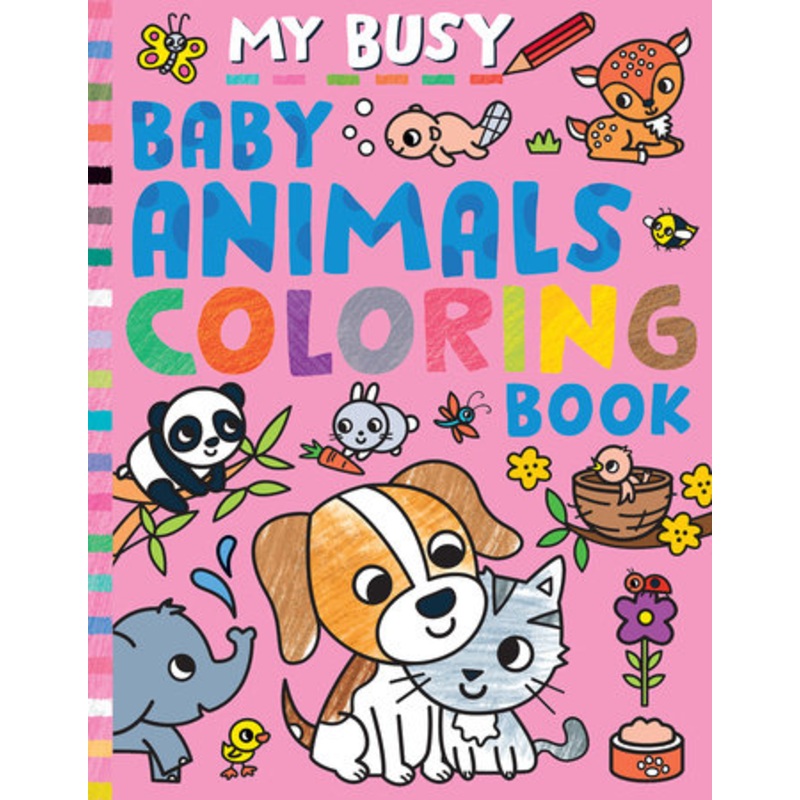 My Busy Baby Animal Coloring Book