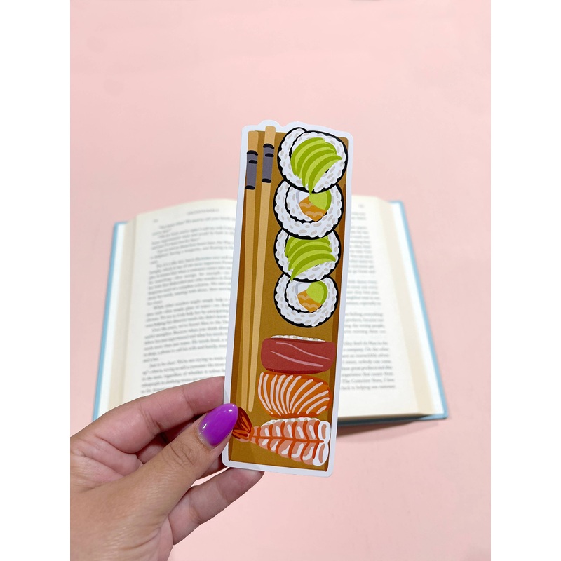 Sushi Die Cut Bookmark