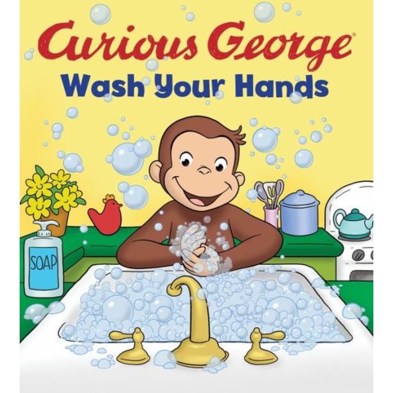 Curious George: Wash Your Hands Board Book