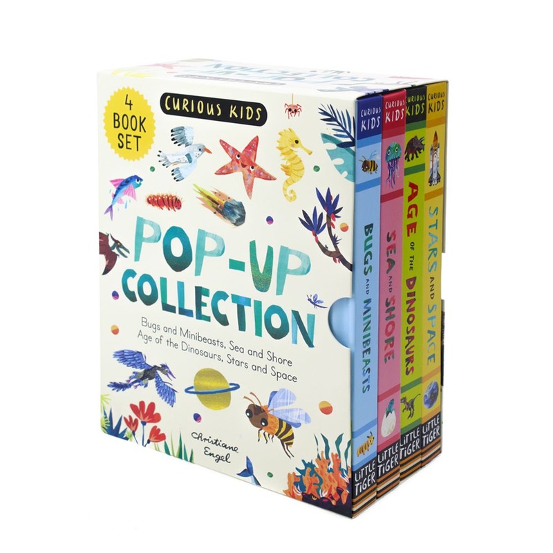 Curious Kids Pop Up Collection 4 Books Set By Christiane Engel – Ages 0-5 – Board Book