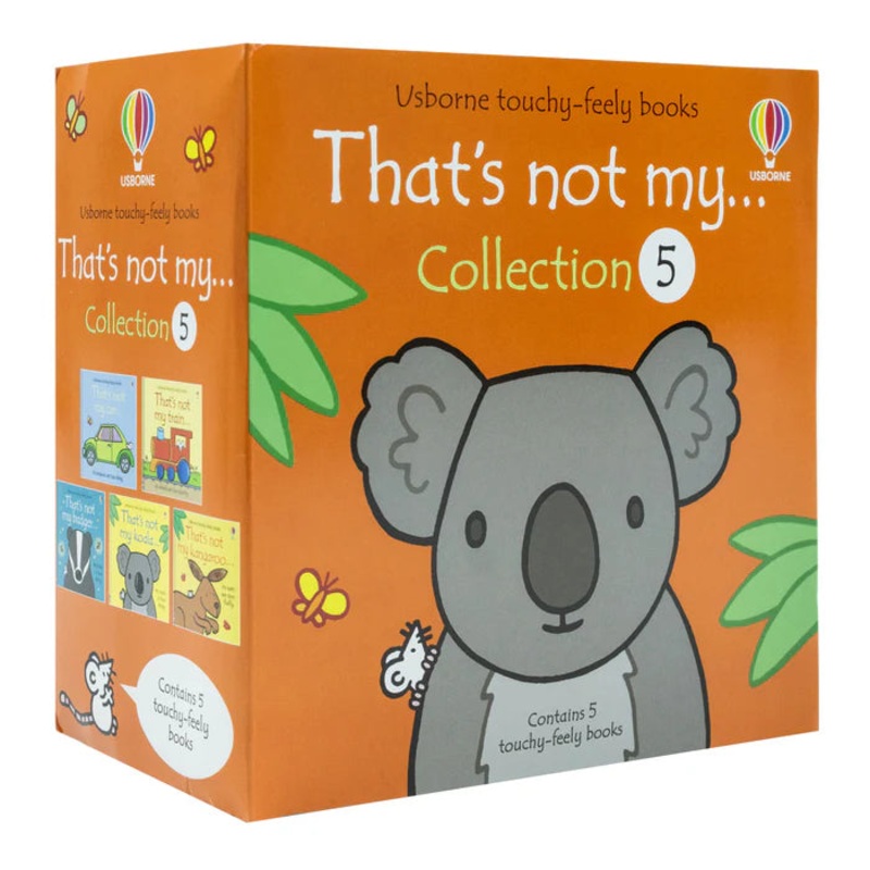 Usborne Touchy-Feely Books That’s Not my… Collection 5: 5 Books Set (Train, Koala, Kangaroo, Car, Badger)