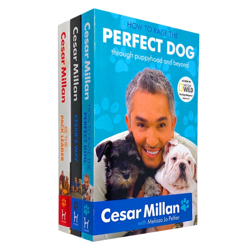 Cesar Millan 3-Book Collection Set The Perfect Dog Training Guide| Cesar’s Way to Dog Behavior,Pet Care & Canine Psychology for Dog Owners & Trainers